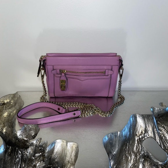 Rebecca Minkoff Handbags - Rebecca Minkoff Leather Lavender Crossbody Bag